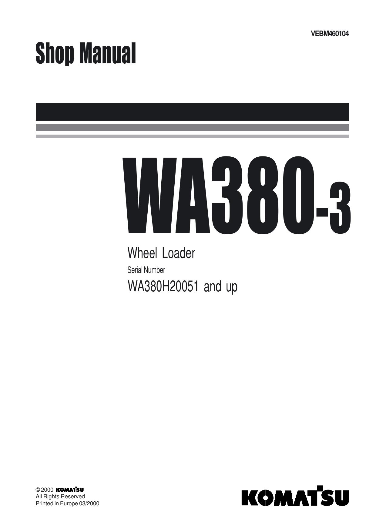 WA380-3 Shop Manual (2)